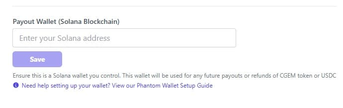 Payout Wallet